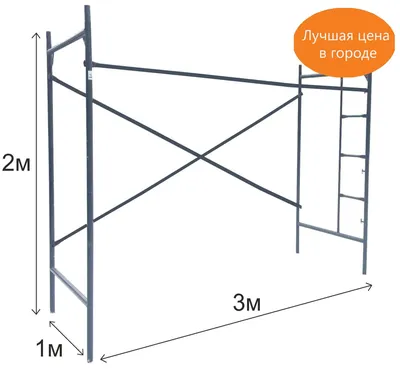 Леса строительные: размеры секций, характеристики