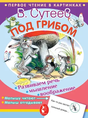 Под грибом. Сутеев В.Г. купить в Чите Книги в твёрдом переплёте в  интернет-магазине Чита.дети (5598740)