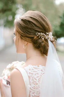 СВАДЕБНЫЕ прически 🌿Прически с фатой🌿How to: Bridal Updo with  veil🌿©LOZNITSA - YouTube