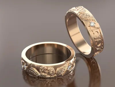 Свадебные женские кольца с бриллиантами в каталоге Best Gold Service