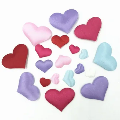 100 шт. губчатые лепестковые аппликации в форме сердца свадебное украшение  товары для вечеринок сделай сам | eBay
