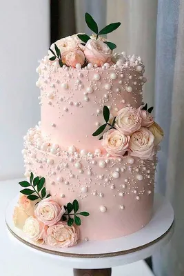 Трехъярусные свадебные торты - A2616 от 2400 рублей за кг. Купить в  CakesClub.