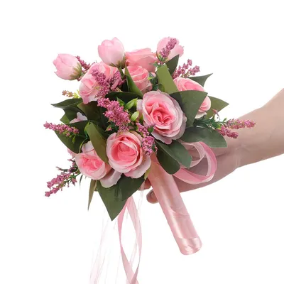 Хрустальные розы свадебный букет невесты свадебные цветы из искусственного  шелка – лучшие товары в онлайн-магазине Джум Гик