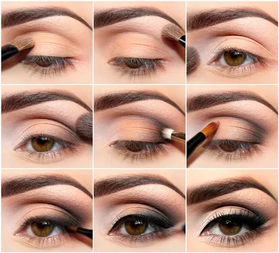 Smoky eyes» макияж, Смоки айс пошаговая инструкция.