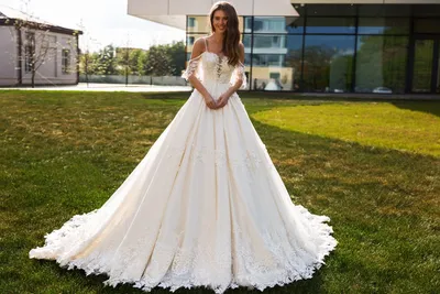 Идеальная невеста: лучшие фасоны и ткани пышных свадебных платьев (45+ фото)
