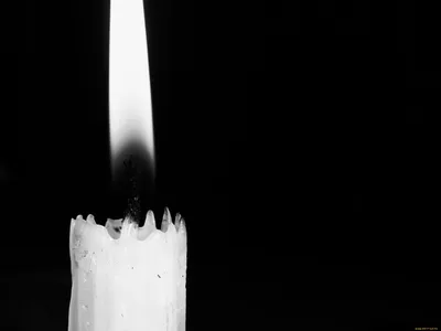 Свеча черно белая картинка - 56 фото