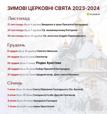 Нові дати свят 2023 – перенесли Різдво, День Української Державності та  День захисників » Слово і Діло