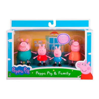 Набор фигурок Peppa - БОЛЬШАЯ СЕМЬЯ ПЕППЫ S2 (Мама, Папа, Пеппа и Джордж)  Купить по цене 379 грн грн. в Украине | Интернет-Магазин ROZUM