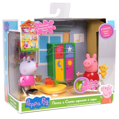 Купить 35355 Свинка Пеппа. Пеппа и Сьюзи играют в игры игр.наб.TM Peppa Pig  - цена от 1 178 ₽ в Симферополе