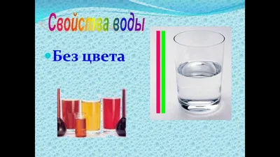 ВЫЯВЛЕНИЕ СВОЙСТВ ВОДЫ | Мир дошколят