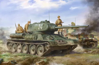 How to draw a T-34-76 Tank - YouTube