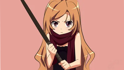 Обои на рабочий стол Aisaka Taiga / Тайга Айсака из аниме Toradora!/  Торадора!, обои для рабочего стола, скачать обои, обои бесплатно