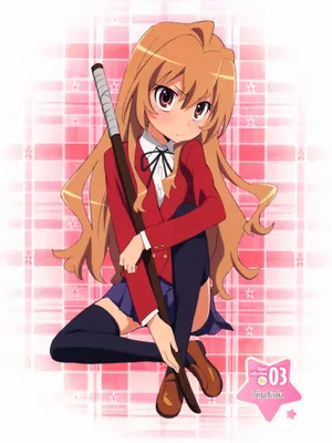 Постер плакат Тайга Айсака аниме Торадора Toradora 42х29 см А3  (poster_0306) (ID#1383606991), цена: 140 ₴, купить на 