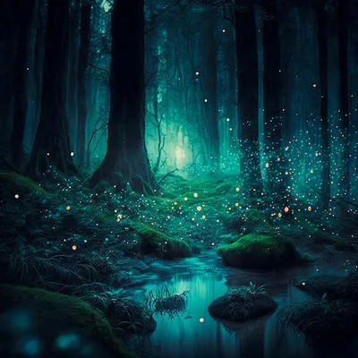 Таинственный лес картинки