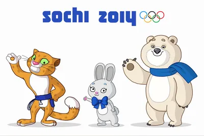 Фигурки-талисманы Олимпиады Sochi 2014 Белый Мишка, Леопард, Зайка из  мягкого ПВХ в подарочной коробке ДОМ ТАЛИСМАНОВ | AliExpress