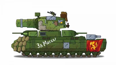 Iron Samurai cuts KV-44 - Cartoons about tanks - YouTube