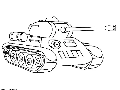 Большой танк т-90 танк т-90 техника танки Раскраски для мальчиков бесплатно