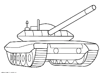 Раскраска Танк С1 Ариете (Италия) распечатать или скачать