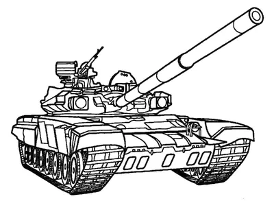 Раскраска Танк Leopard 1 - распечатать бесплатно