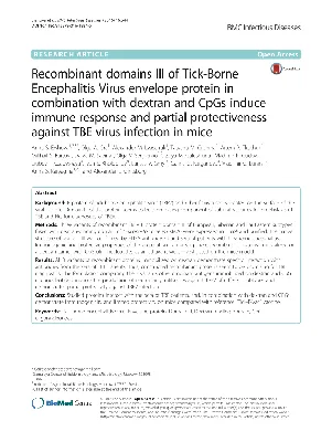 PDF) Рекомбинантные домены III белка оболочки вируса клещевого энцефалита в сочетании с декстраном и CpG индуцируют иммунный ответ и частичную защиту от инфекции вирусом КЭ у мышей