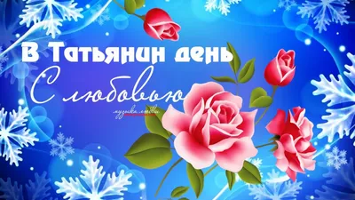 Татьянин день : новые красивые открытки для студентов и Татьян  | СИБ.ФМ | Дзен