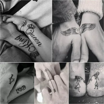 Тату для двоих - Парные тату для влюбленных - тату король и королева |  Meaningful tattoos for couples, Best couple tattoos, Couples tattoo designs