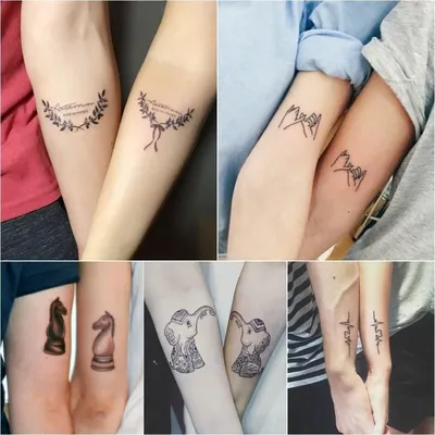 Тату для двоих - Тату для влюбленных пар - Парные тату | Best couple  tattoos, Meaningful tattoos for couples, Matching couple tattoos