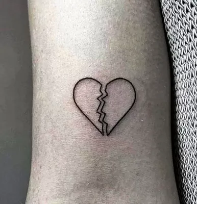 Фото легкие тату сердца  №0009 - tattoo heart -  -  