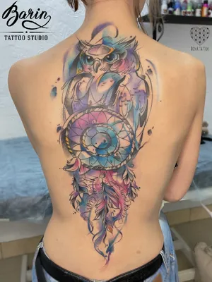 Татуировка женская графика на предплечье ловец снов - мастер Анастасия  Родина 3773 | Art of Pain