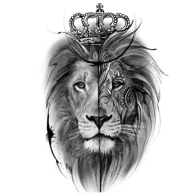 Татуировка парная графика на предплечье львы - мастер Мария Бородина  (Челнокова) 4769 | Art of Pain