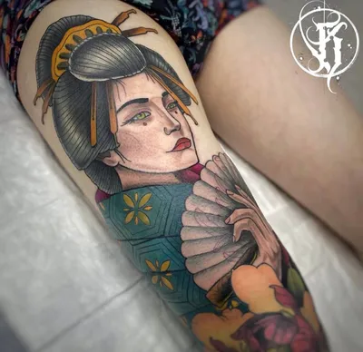 Татуировки на ногах в салоне KOKIN TATTOO