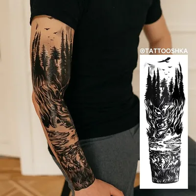 Тату рукав для мужчин|Tattoo sleeve for men | Татуировка предплечья  мужчины, Татуировки, Татуировки рукава