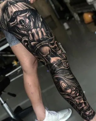 Тату рукавов от KokinTattoo в СПБ по низким ценам