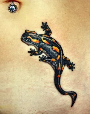 Саламандра | Lizard tattoo, Gecko tattoo, Tattoos