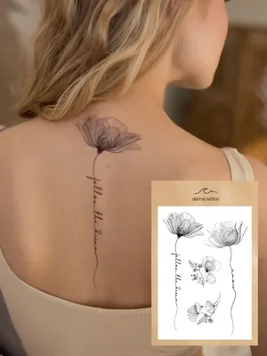 Тату цветы на щиколотке - 8 Фото и значение татуировок 2023