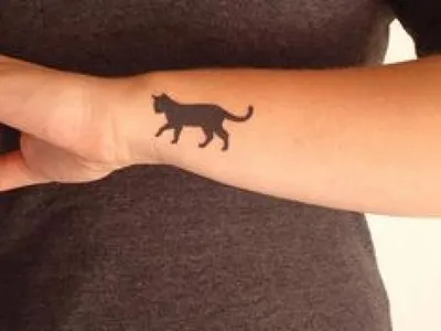 Безграничная любовь и связь со своим котиком увековеченная в тату.. |   | Дзен