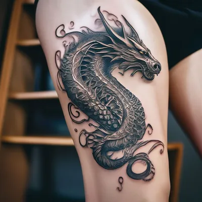 Тату на руке китайский дракон - 9 Фото и значение татуировок 2023