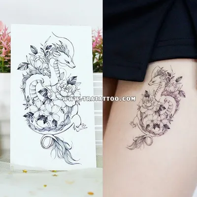 В Кемерове появилась мода на татуировки дракона - 