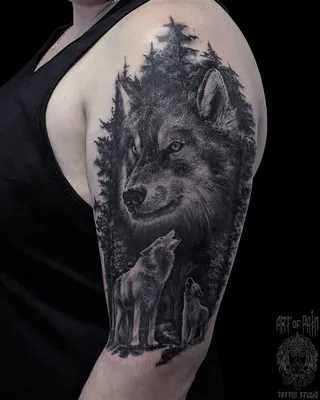 Стиль black and grey | Tat Too be