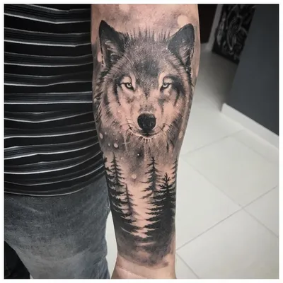 Татуировка волка на руке: символика и значение - 