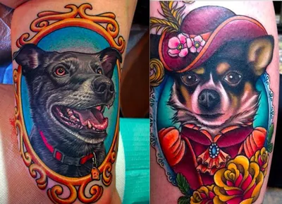 Наклейки с татуировками животных, голова волка, половина руки, набор  наклеек для татуировки с большим изображением – купить по низким ценам в  интернет-магазине Joom
