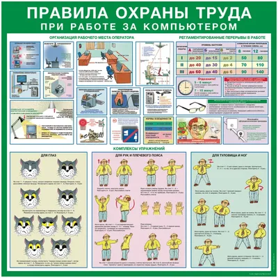 Техника безопасности при работе с компьютерами — Teletype