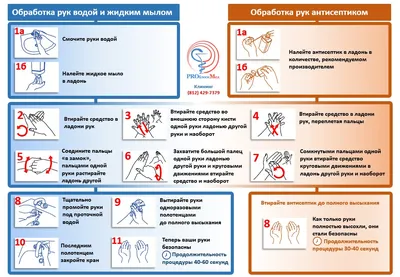 Мытье рук, использование антисептика: как правильно