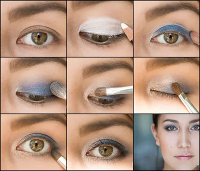Техника нанесения макияжа картинки