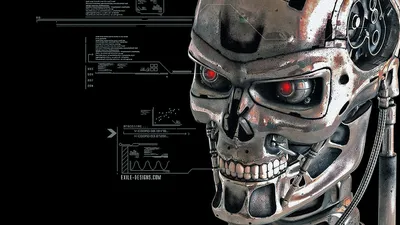 Красный глаз терминатора - обои для рабочего стола, картинки, фото