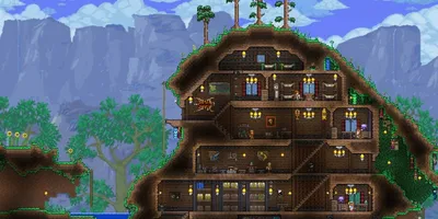 А какой у тебя дом? — Terraria — Игры — : социальная сеть для  геймеров