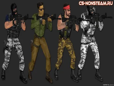 Игра за команду Террористов в Counter-Strike 1.6