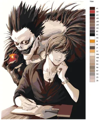 Постер (плакат) Deathnote - Kira | Тетрадь Смерти - Кира – Ленбагет