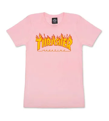 Thrasher Flame Logo Women's T-Shirt (Pink) – Frogwood Boardshop