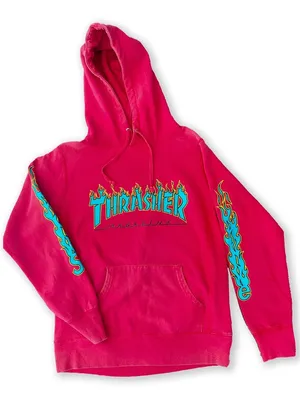 Supreme Thrasher Multi Logo zip-up Hoodie - Farfetch